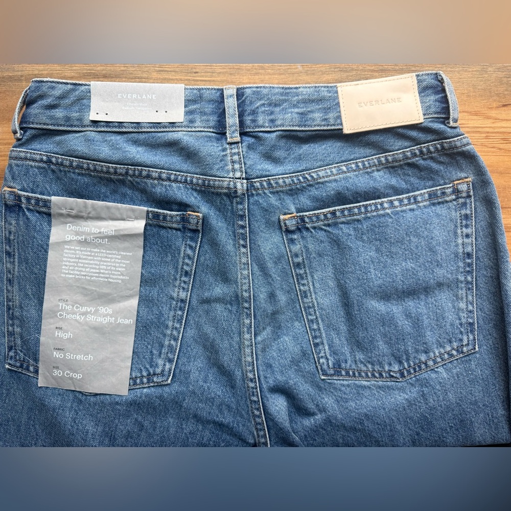 NWT EVERLANE Cheeky 90s Ankle Jeans 30 - Picture 5 of 11